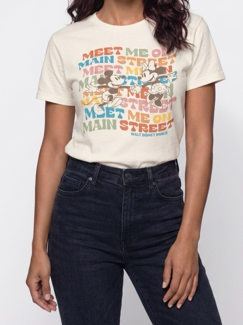 Disney Parks "Meet Me on Main Street" Mickey & Minnie Graphic Tee | Walt Disney